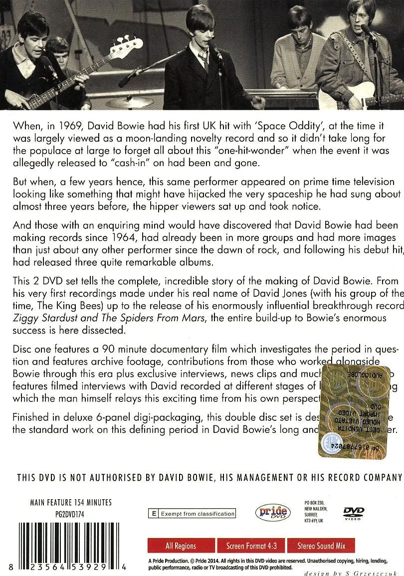 Becoming Bowie 2DVD