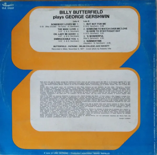 Billy Butterfield Plays George Gershwin
