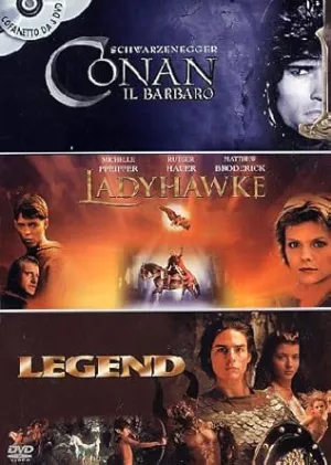 Cofanetto Fantasy Conan Il Barbaro   Legend   Ladyhawke