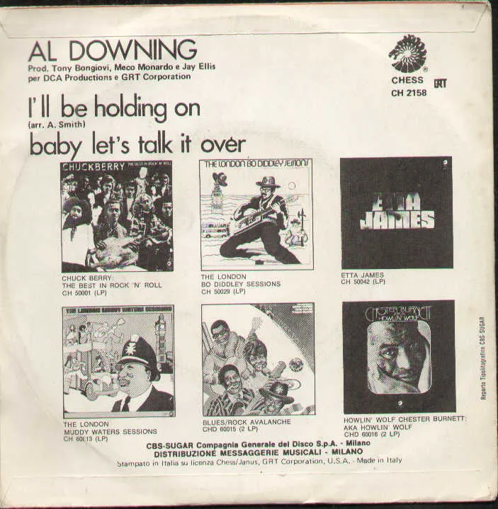 I'll Be Holding On / Babylet's Talk It Over