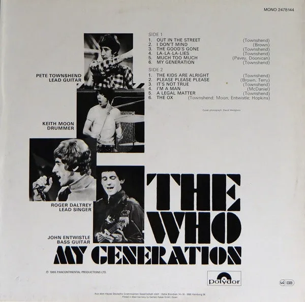 My Generation Limited Edition