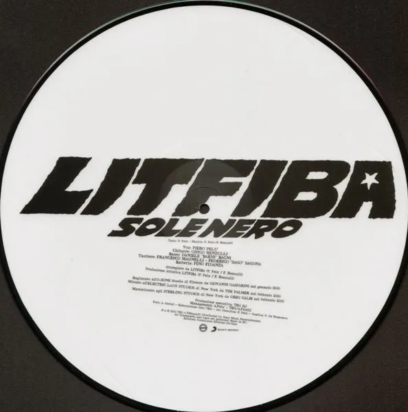 Sole Nero Limited Edition Picture Disc