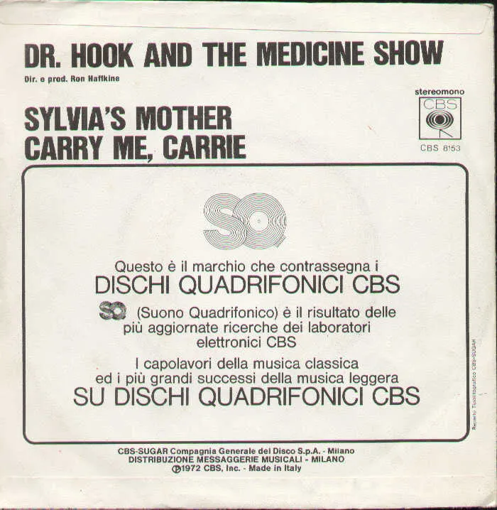 Sylvia's Mother / Carry Me Carrie