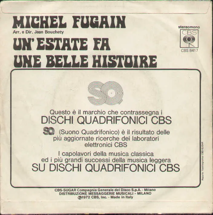 Une Belle Histoire / Un'estate Fa