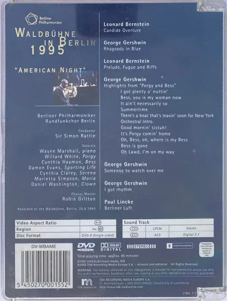 Waldbuhne In Berlin 1995 American Night